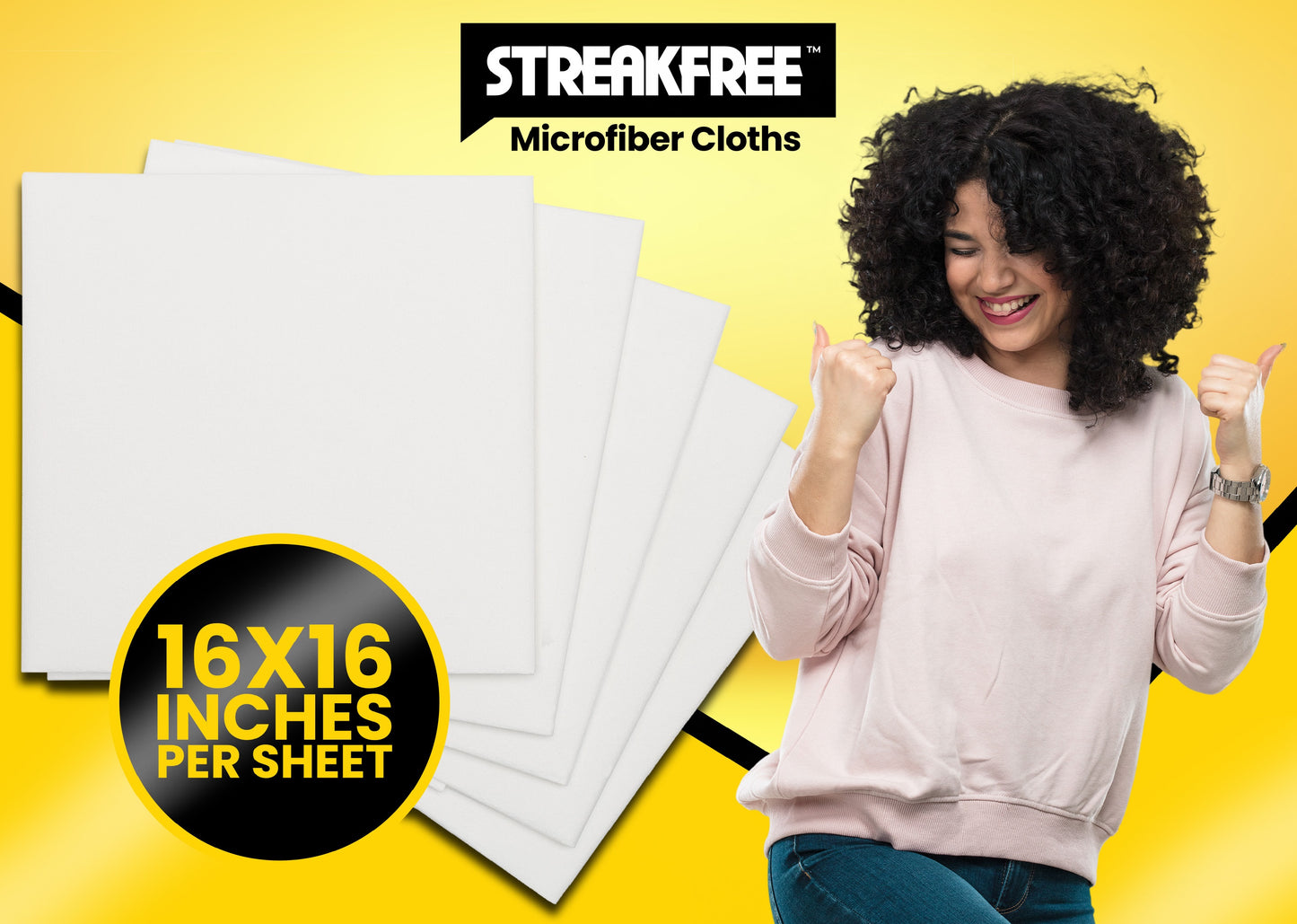 STREAKFREE® Original Microfiber Cleaning Cloths