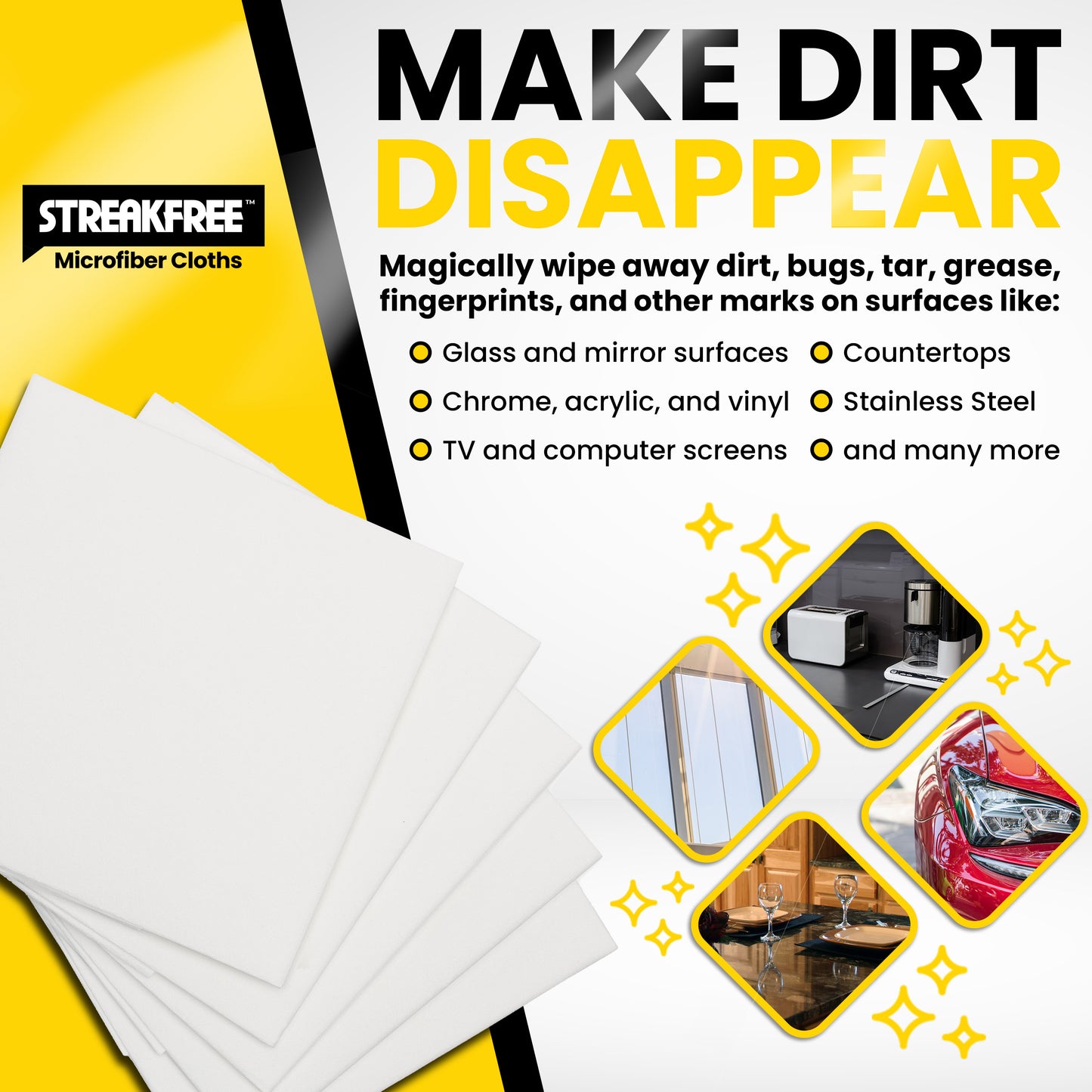 STREAKFREE® Original Microfiber Cleaning Cloths