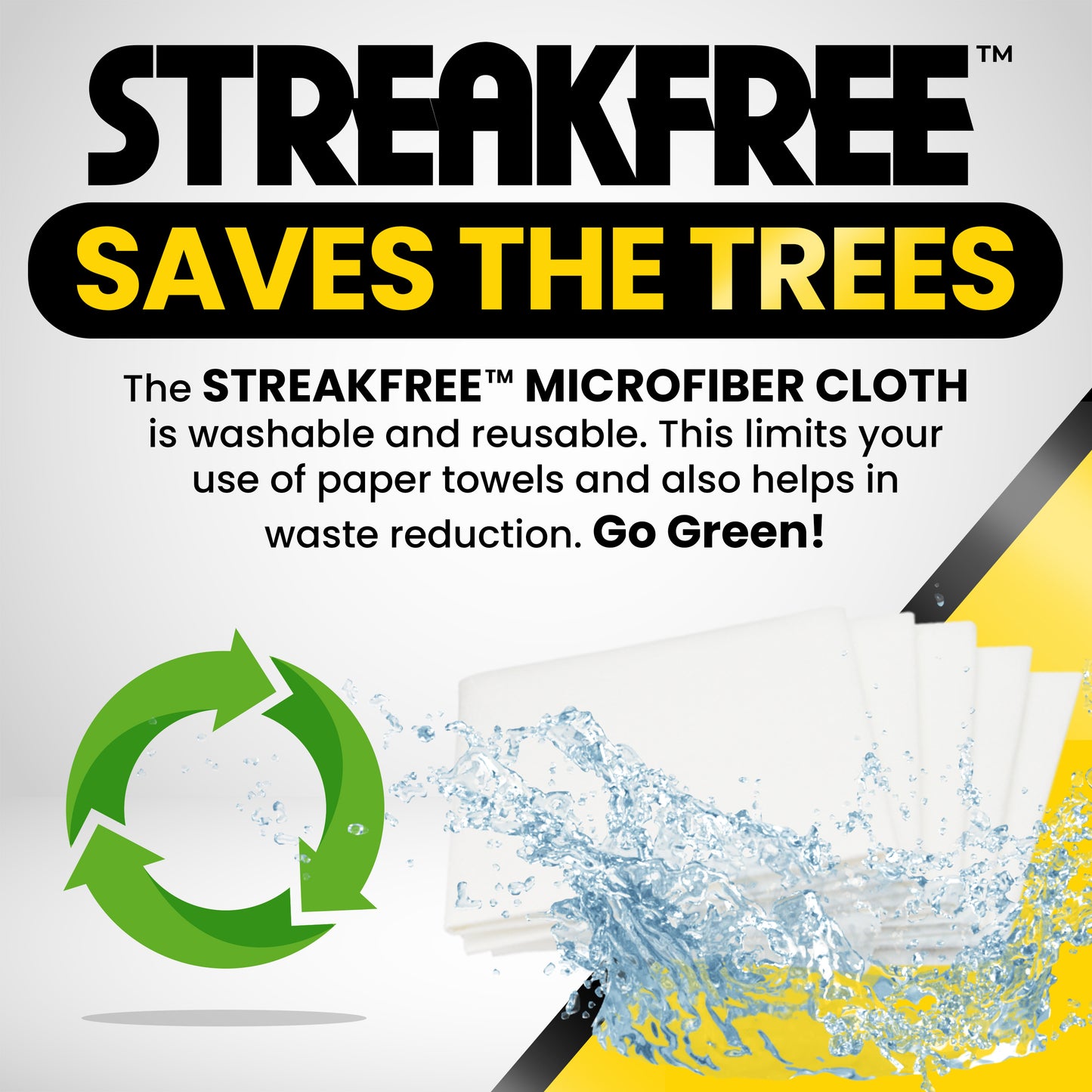 STREAKFREE® Original Microfiber Cleaning Cloths