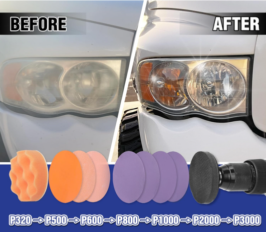Car Headlight Restoration Pads