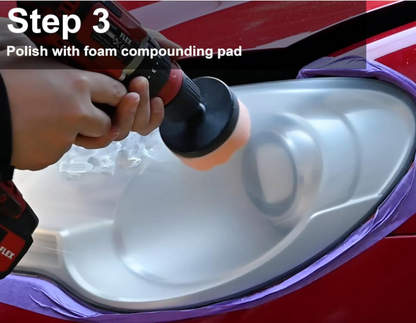 Car Headlight Restoration Pads