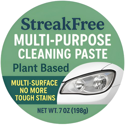 StreakFree Headlight Restoration & Multi-Surface Cleaning Paste