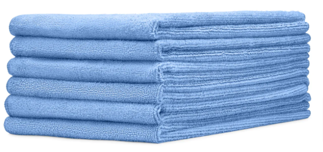 StreakFree Multi-Surface Microfiber Towel - Blue -  Wholesale